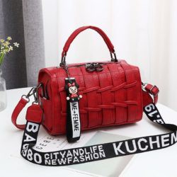 GI 19022 RISCE TAS SELEMPANG GANTUNGAN MINNIE TALI MOTIF Homme + Femme WANITA CEWEK PEREMPUAN JT