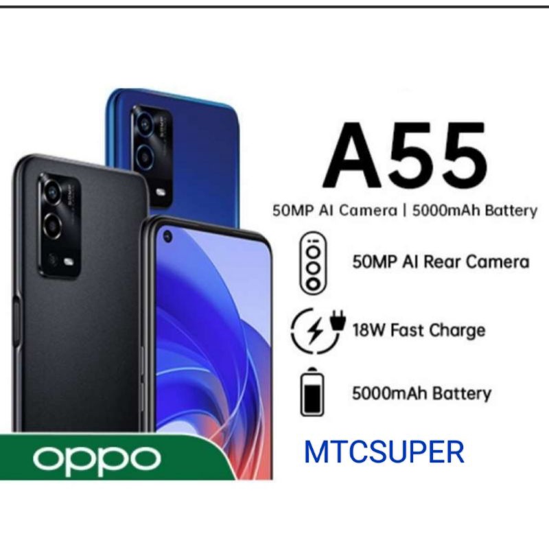 OPPO A55 4/64 GARANSI RESMI free ongkir