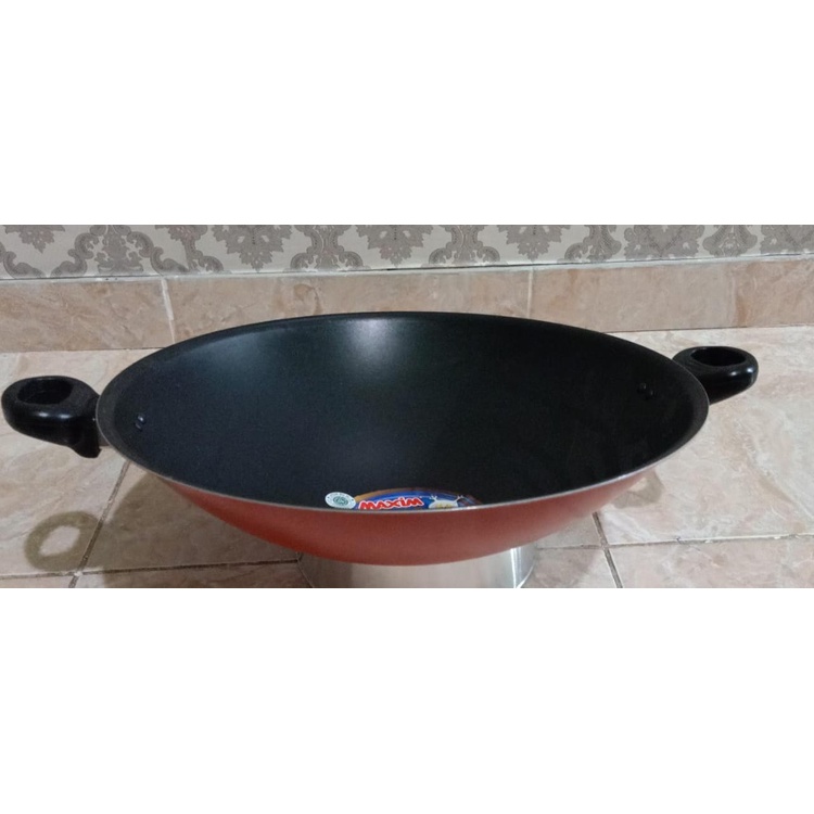 WAJAN PENGGORENGAN MAXIM VALENTINO WOK 30CM DAN 36CM