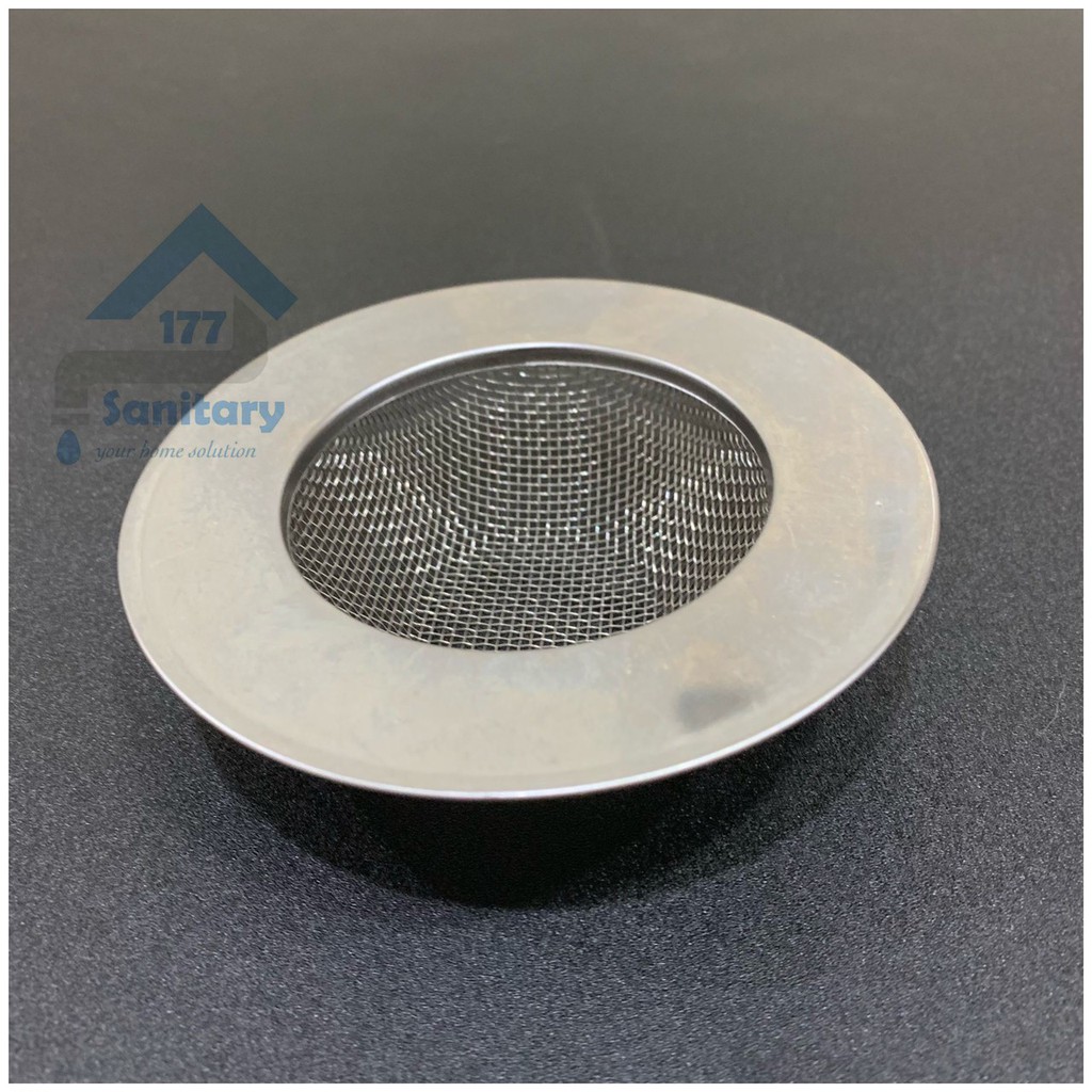 STRAINER Saringan sink Bak cuci Piring Stainless 3 inch Jumbo-afur filter air kotor dapur Gede drainer avur  /F35