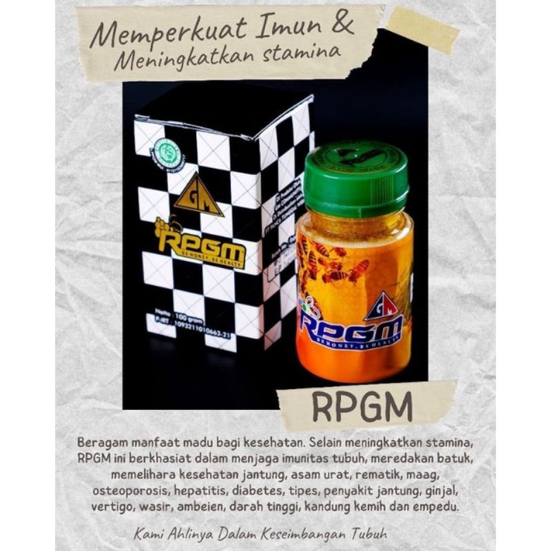 HERBAL MADU RPGM | RPGM | GUSMUS | DAYA TAHAN TUBUH