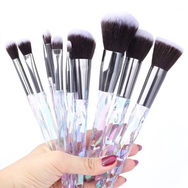 Kuas Make Up Set Unicorn 10pcs