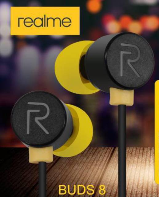 Headset realme buds 8 stereo earphone handset handsfree hedset henset hensfri hf