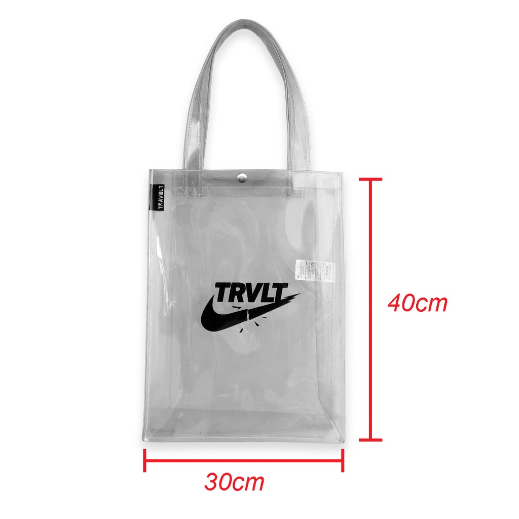 Totebag Transparant - Icon - Tas Transparan - Travolt