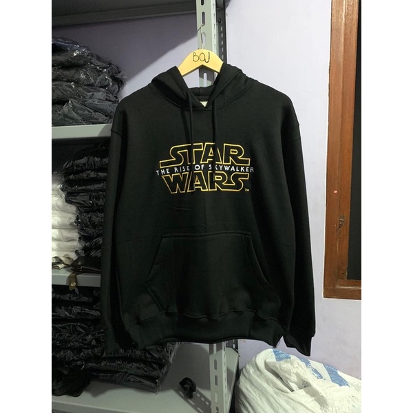 COD 6.6 Hoodie HnM Star Wars Bordir Sablon Hitam Swater Free Paperbag