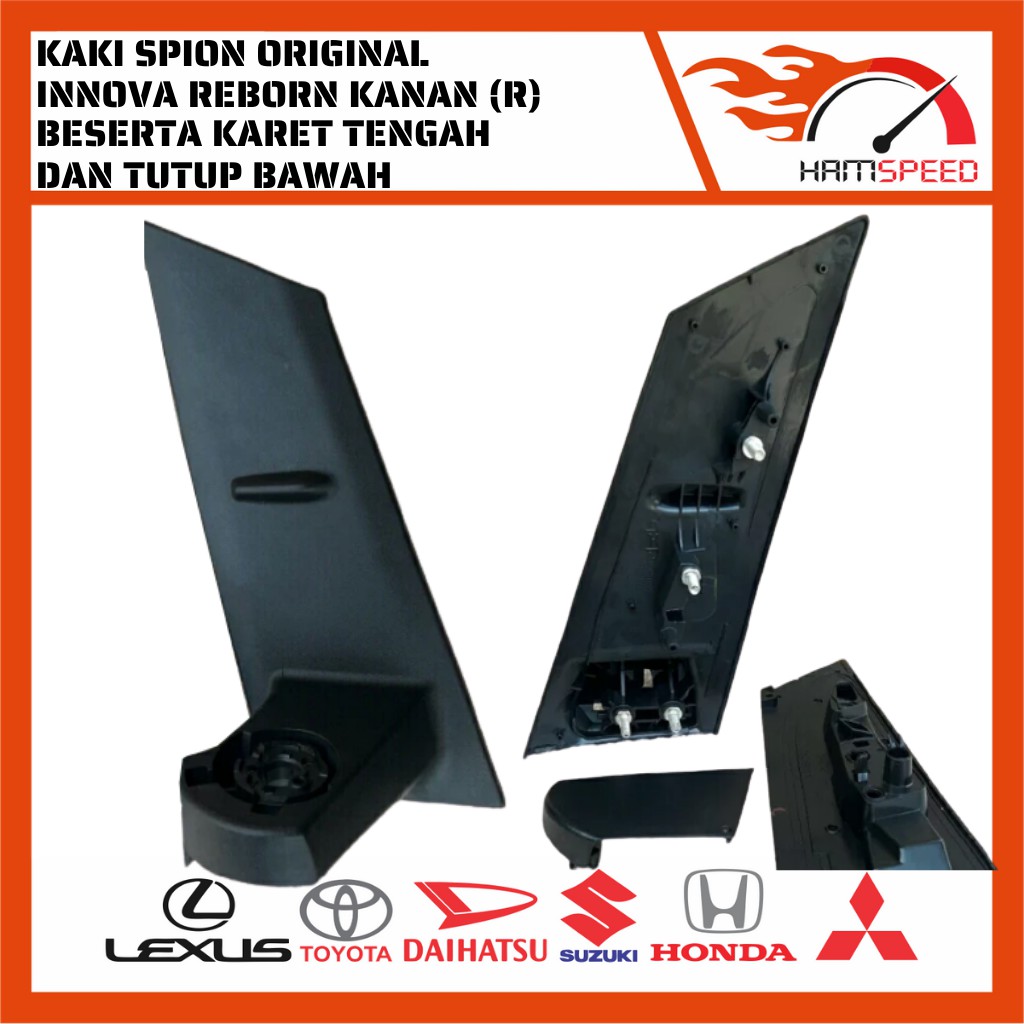 Bohobliss01 Kaki Spion Innova Reborn Original Kanan/Dudukan Spion Innova Reborn Kanan/Lengan Spion
