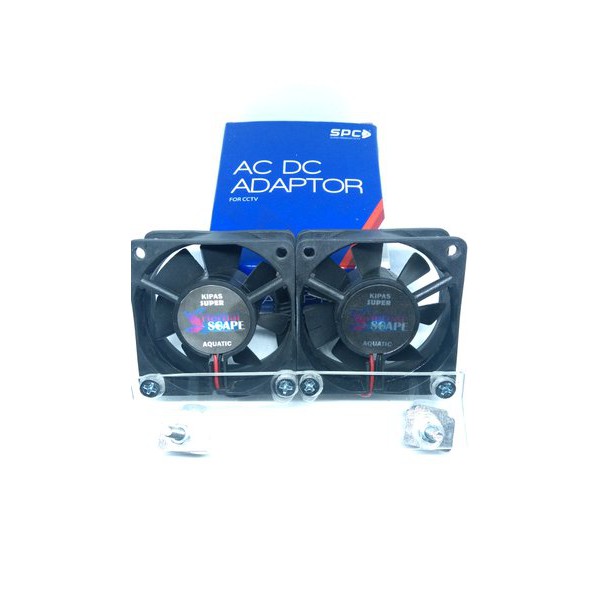Spesial Fan atau kipas mini double speed aquascape & air laut Berkualitas