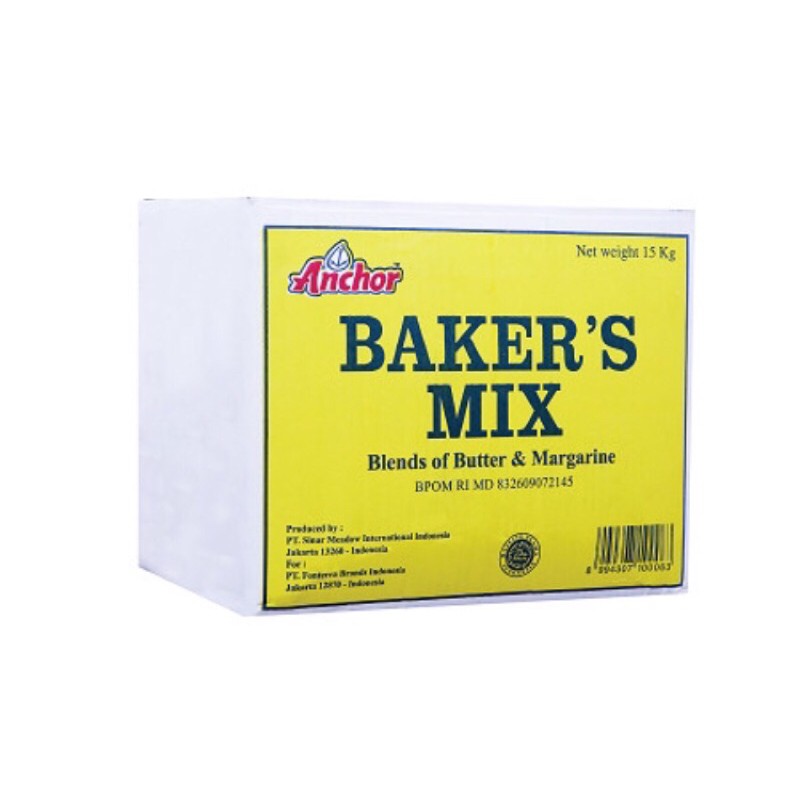 

mentega anchor bakermix bakersmix 1dus 15kg grab gojek