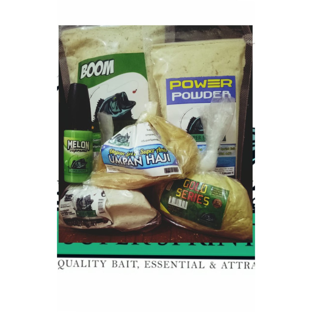 paket umpan ikan mas super sprint