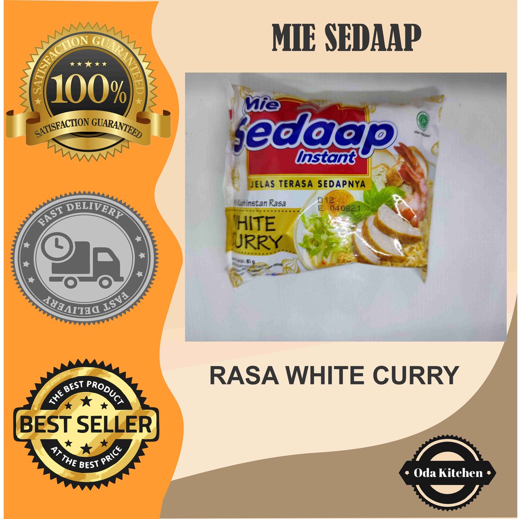 MIE SEDAAP SEDAP RASA WHITE CURRY 81g