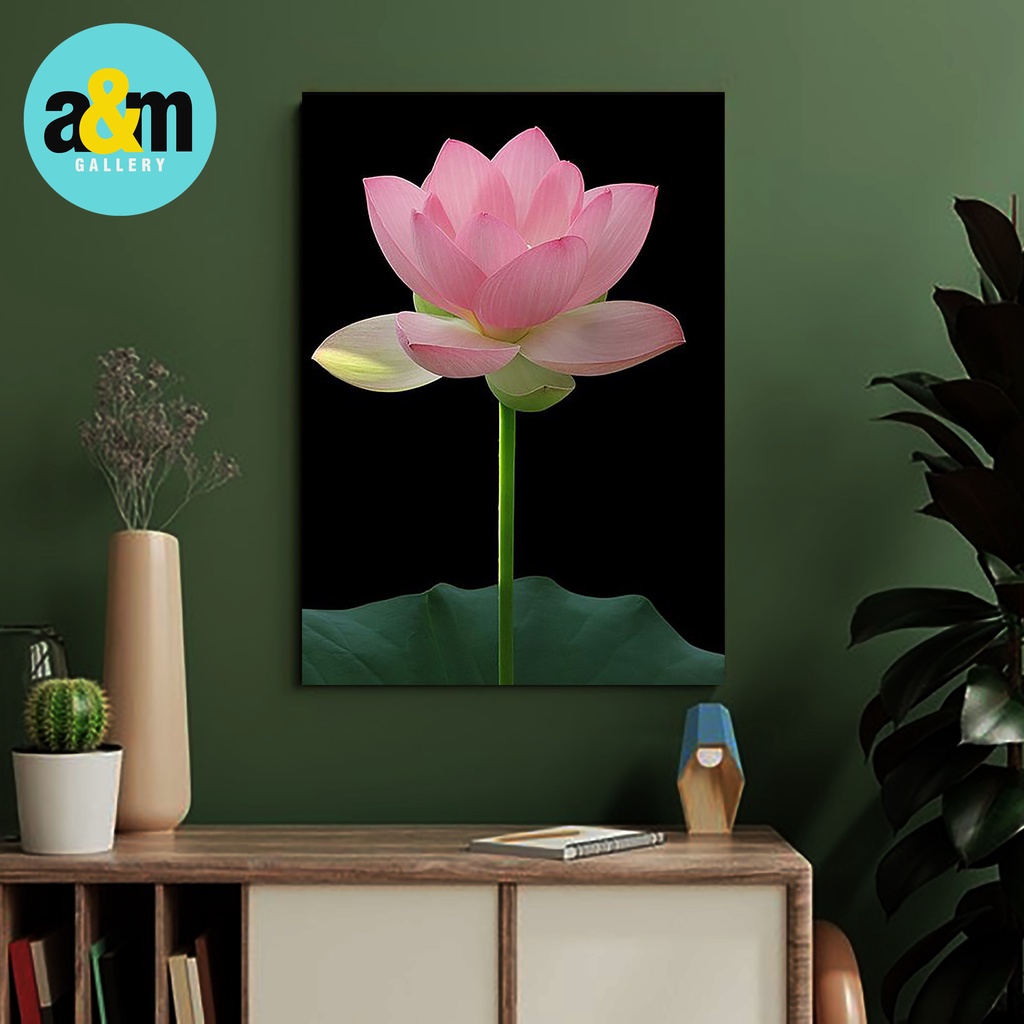 Hiasan Dinding Bunga Pajangan Dinding Ruangan Tamu Gambar Bunga Living Room Walldecor Flower - A&amp;M