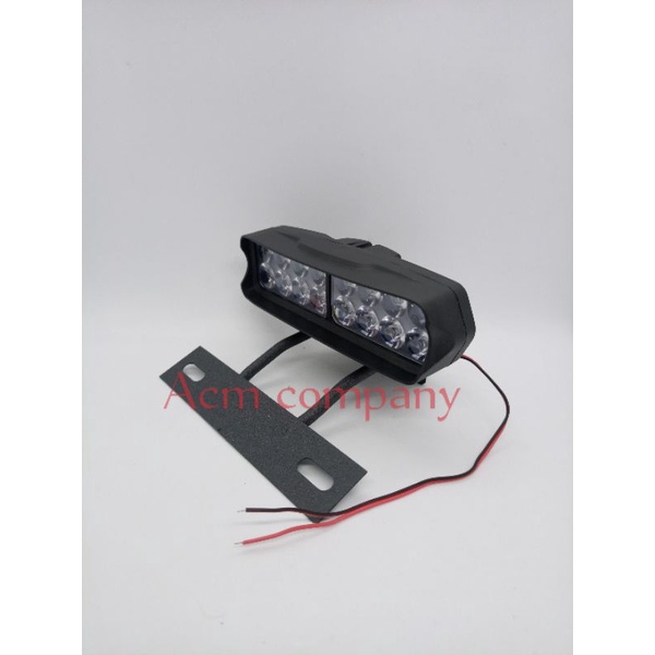 Lampu Depan Led Rx king Rxking - Lampu tembak sorot 16Mata Plus dudukan plat nopoL BREKET LAMPU