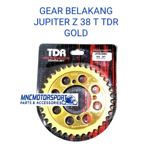 GEAR GIR BELAKANG GOLD TDR JUPITER Z RX KING F1ZR MX VEGA CRYPTON 428 33 35 36 38 39 43-6