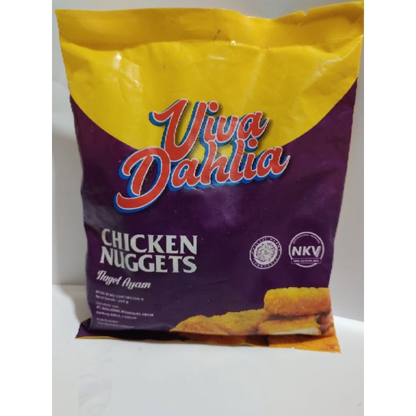 

Chicken nuggets Viva Dahlia(berat bersih 250)