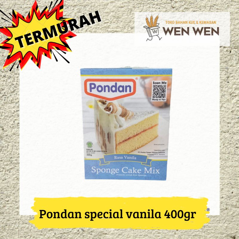 

pondan special vanilla 400gr