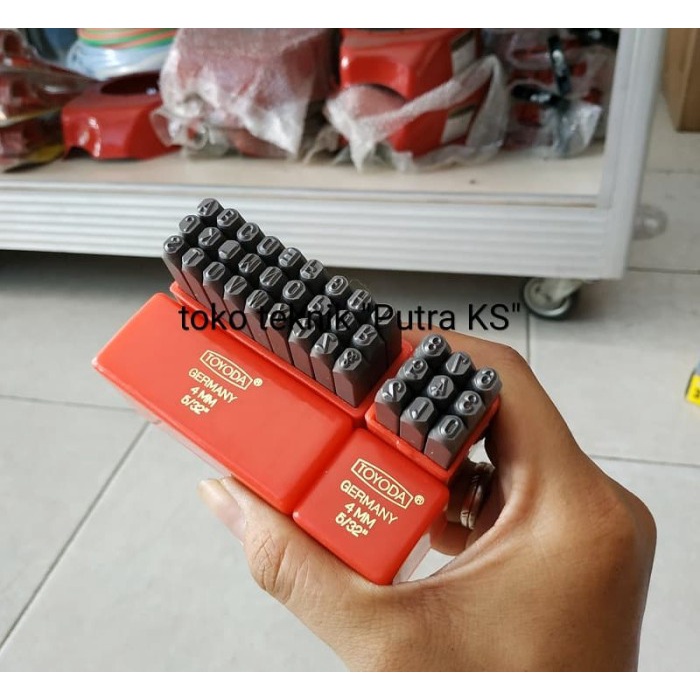 

(TERLARIS) Paket set lengkap alat ketok angka dan ketok huruf ukuran 4mm