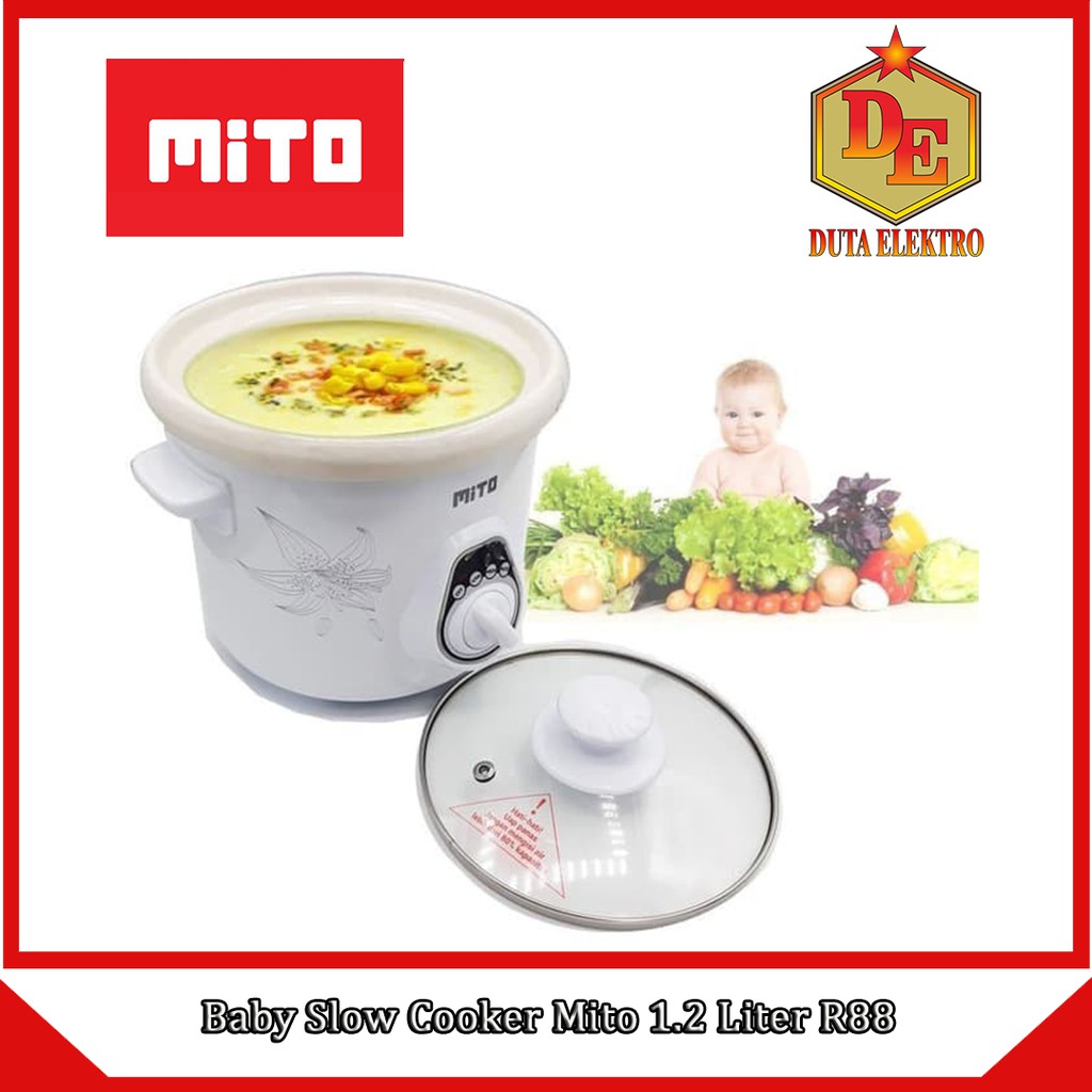 Magic Com 1,2 Liter Mito R88 BaBy Slow Cooker Mitochiba