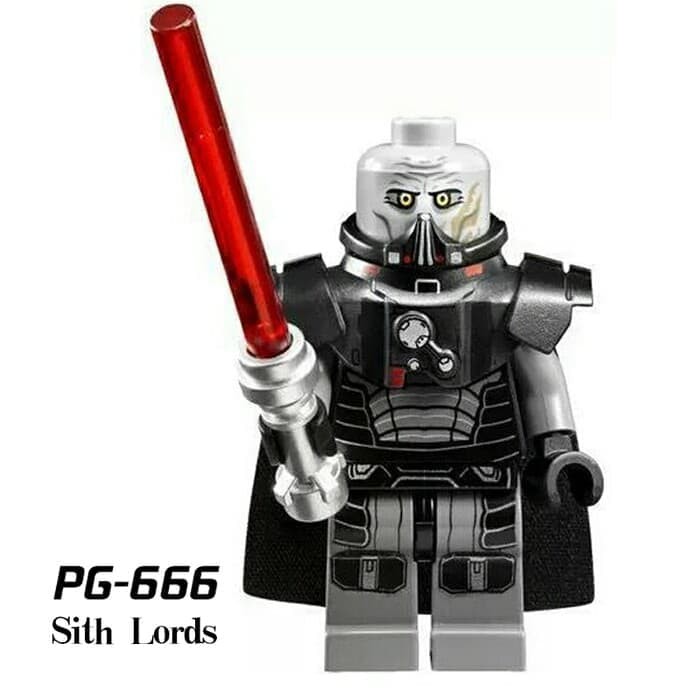 Sith Lords Lego Minifigure Star Wars PG666 Bootleg