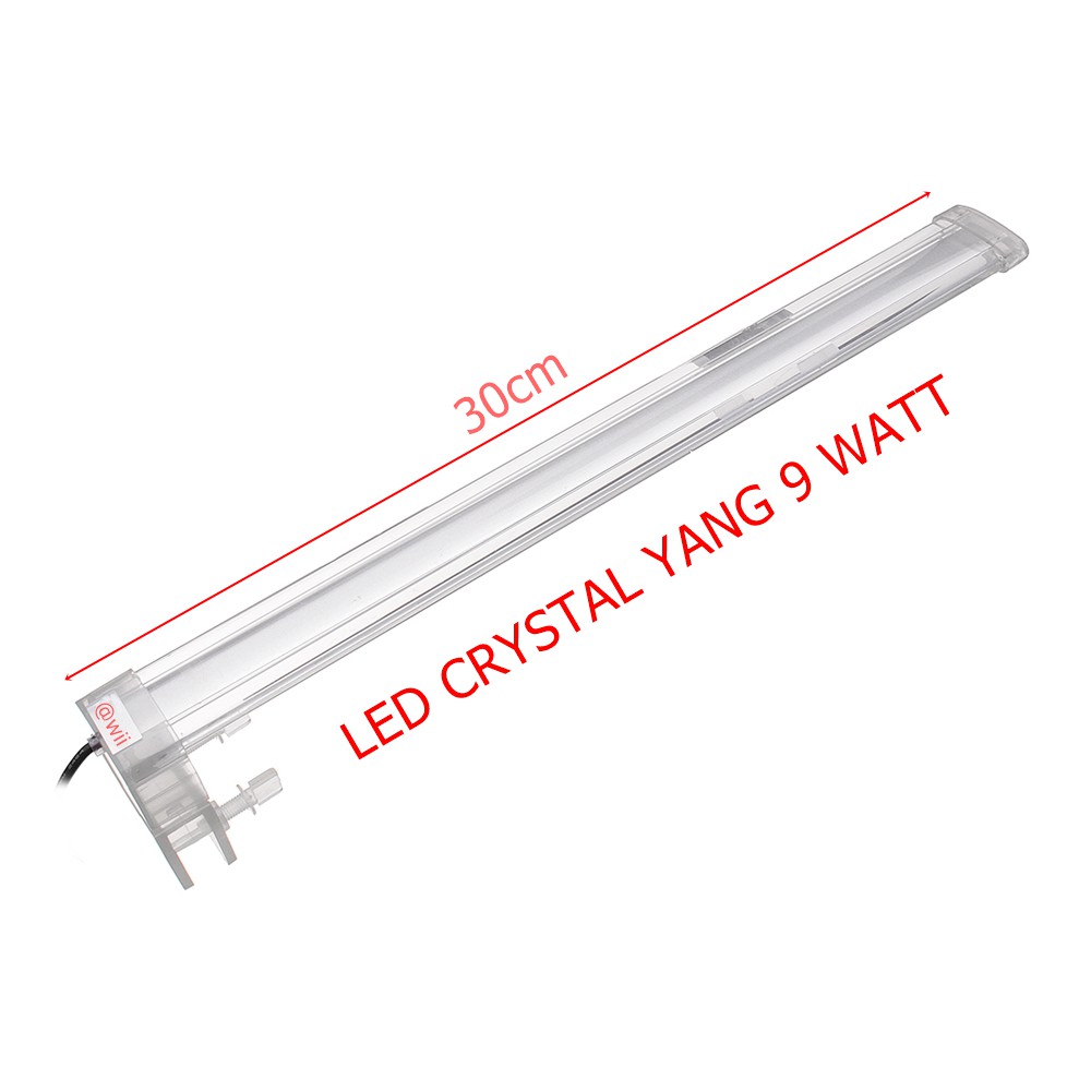 LAMPU YANG LED 9 watt jepit 9watt aquarium aquascape