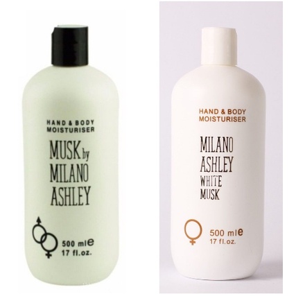 MUSK BY MILANO ASHLEY Hand &amp; Body Lotion Moisturiser 500 ML