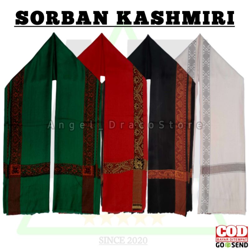 Sorban KASHMIRI Panjang / Sorban Panjang