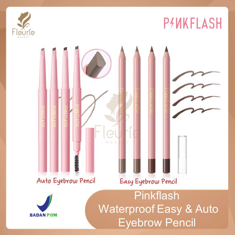 Pinkflash Waterproof Easy / Auto Eyebrow Pencil - Pensil Alis Waterproof Original BPOM