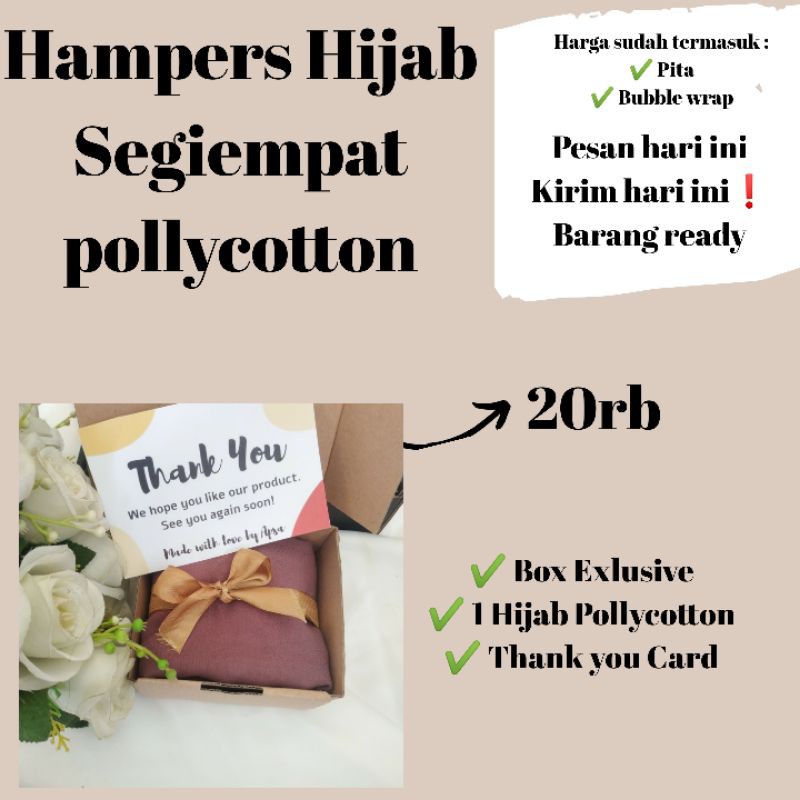 

HIJAB BOX POLLYCOTTON / GIFT BOX KADO