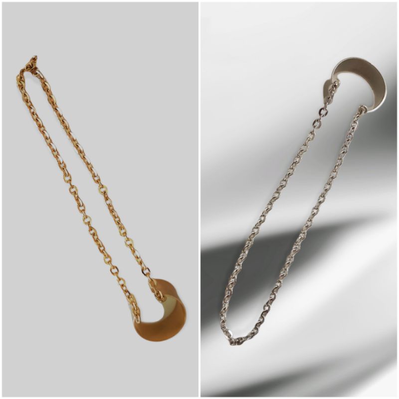 Robagin TK32 Anting Piercing Gantung Jepit Pria Wanita Korea Gold Silver Keren Murah Punk Hip-Ho