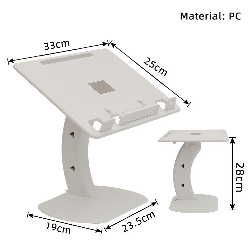 Lanfy Notebook Komputer Lipat Stand Adjustable Notebook Bracket Support Aksesoris Laptop Stand Notebook Stand Desktop Bracket Penyangga Komputer Tempat Tidur Meja Berdiri Untuk Laptop