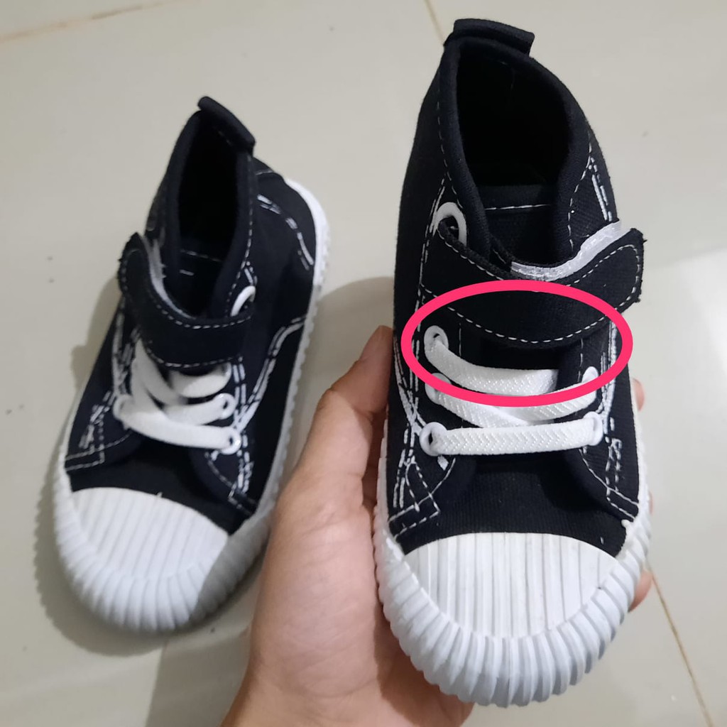 Sepatu Kets Anak Laki Usia 1 2 Tahun REJECT Minus Dikit Alas Karet - Sepatu Anak [SEPATU ANAK REJECT]