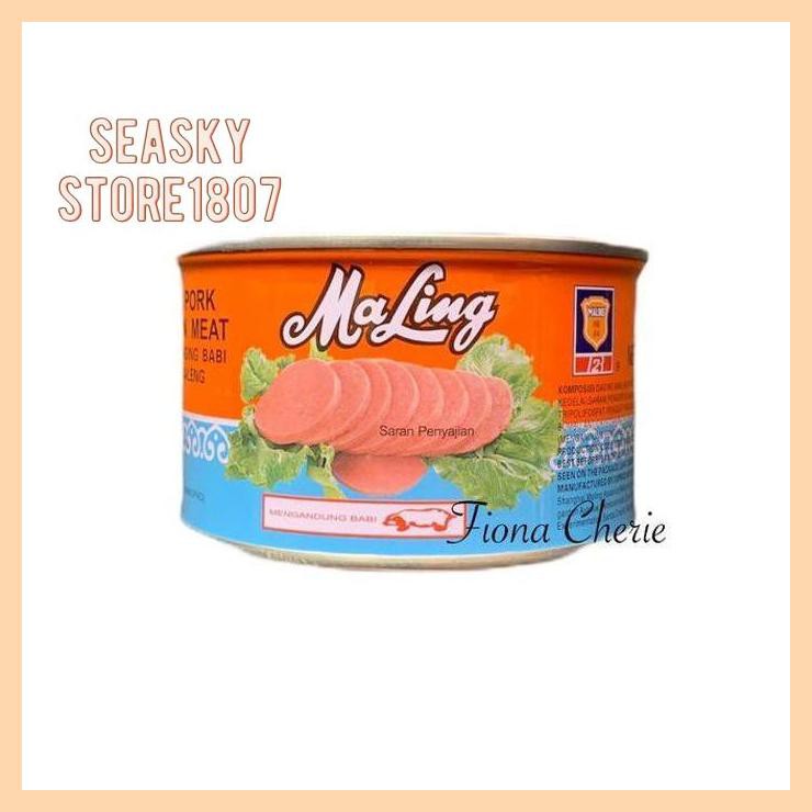 

[ MALING KALENG \ MA LING BABI / LUNCHEON MEAT / MAKANAN KALENG 397GR - TANPA BUBBLE]