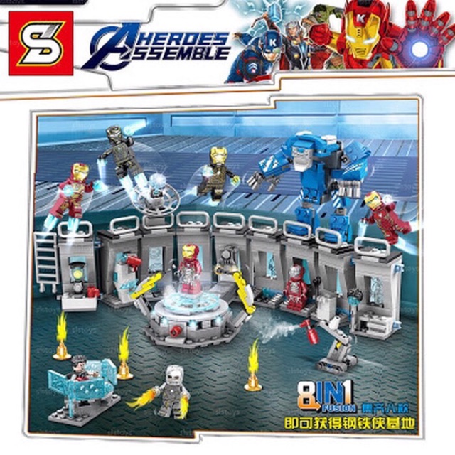 Lego Ironman Hall Of Armor SY1322