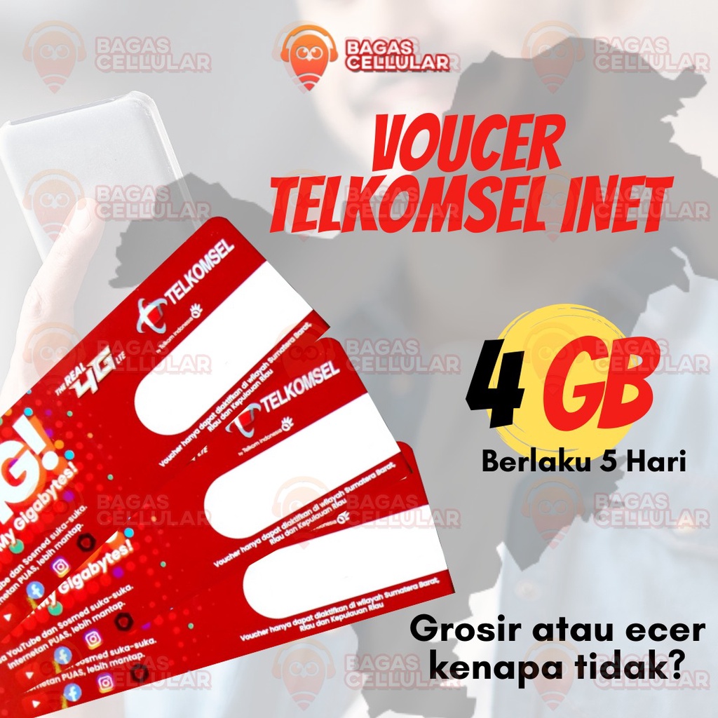 Voucher Internet 4gb/5 hari Kalimantan Zona 2