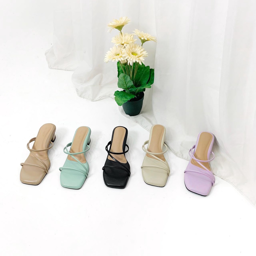 AURELL - Erin Heels Wanita Hak 5cm Bigsize 41-46 Garansi 60 Hari