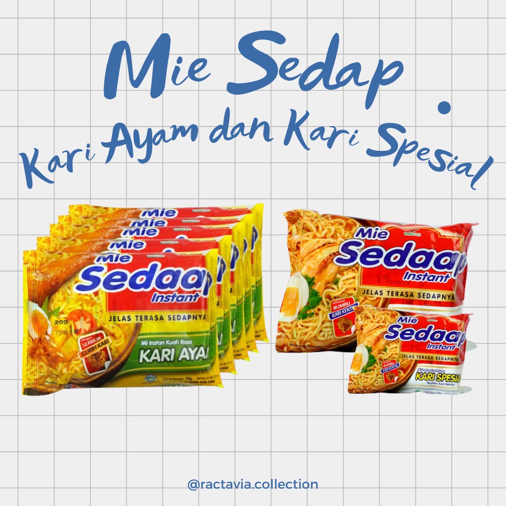 

MIE SEDAP KARI AYAM DAN KARI SPESIAL 72 GRAM