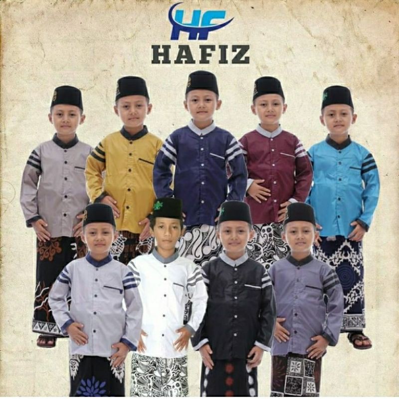 setelan anak (koko,peci dan sarung)/koko anak /peci/peci anak/seragam anak