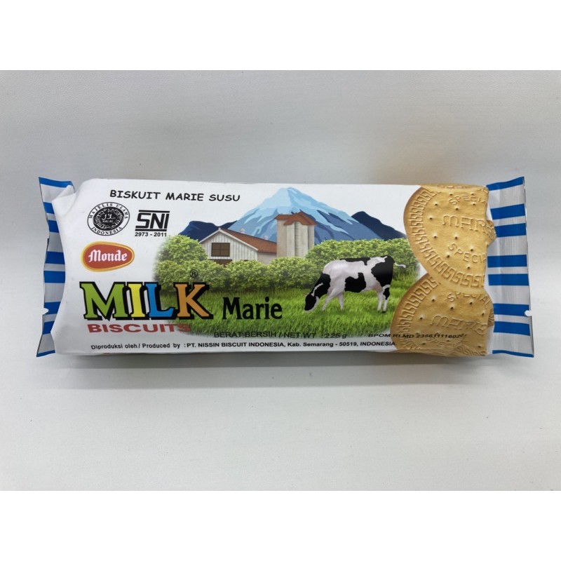 

Monde Marie Milk BISKUIT MARIE SUSU 225g