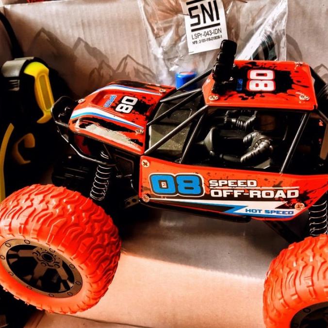 mainan mobil remot kontrol rc off road rock crawl