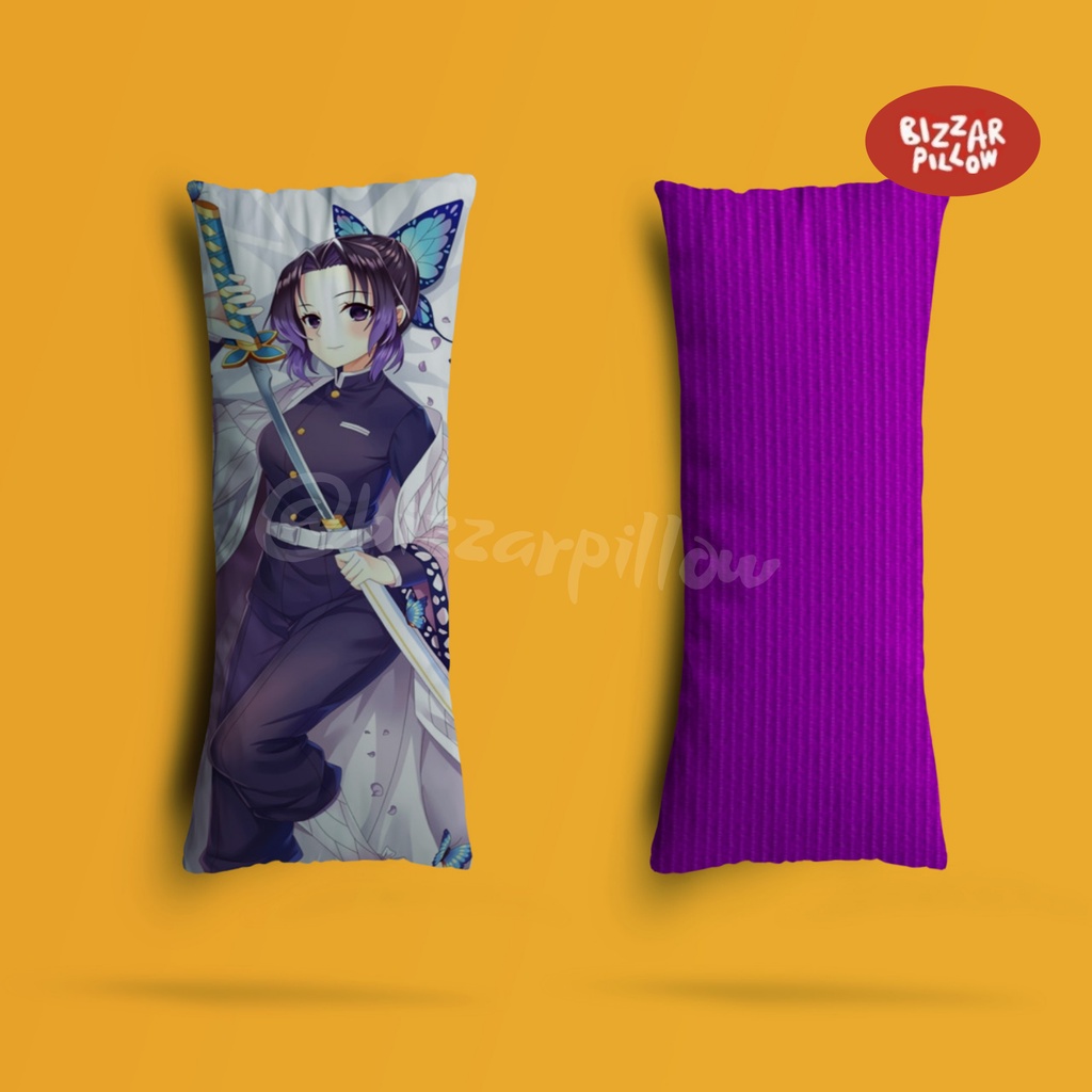 Bizzarpillow Bantal Anime Dakimakura Ukuran 100 x 36cm  Custom Jujutsu Kaisen / AOT / Demon Slayer BZ155