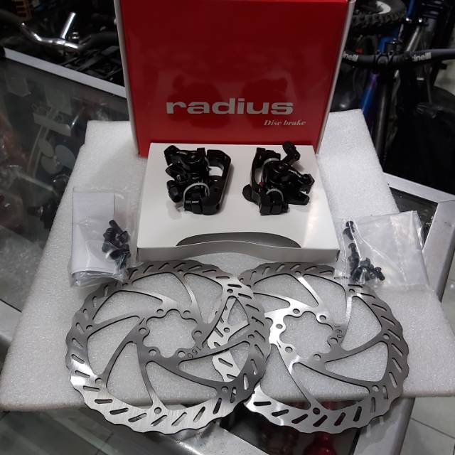 BRAKESET REM RADIUS MEKANIK DISC BRAKE