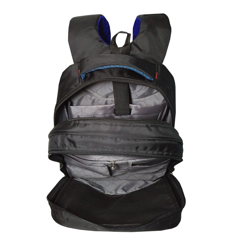 BakcpacK Carboni Tas Ransel Laptop 15 Inchi RA00043 Original - Black + Raincover