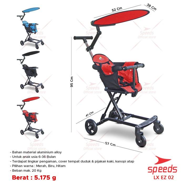 Stroller Bayi Anak PMB Kereta Dorong Bayi Anak Mini Trike Roda 4 EZ02 Berkualitas