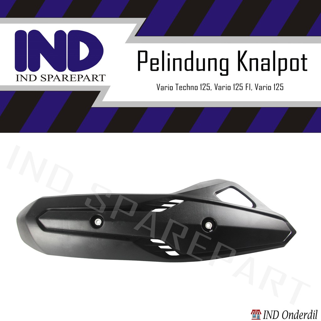 Cover Tutup-Tameng Pelindung Knalpot/Kenalpot Vario 125 FI &amp; Vario Techno 125 &amp; Vario 125