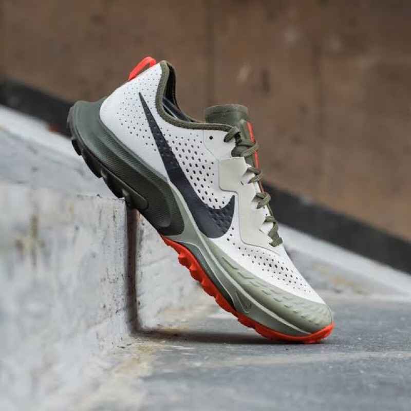 Sepatu Nike Air zoom Terra Kiger 7 &quot;Black white&quot; premium original sepatu pria