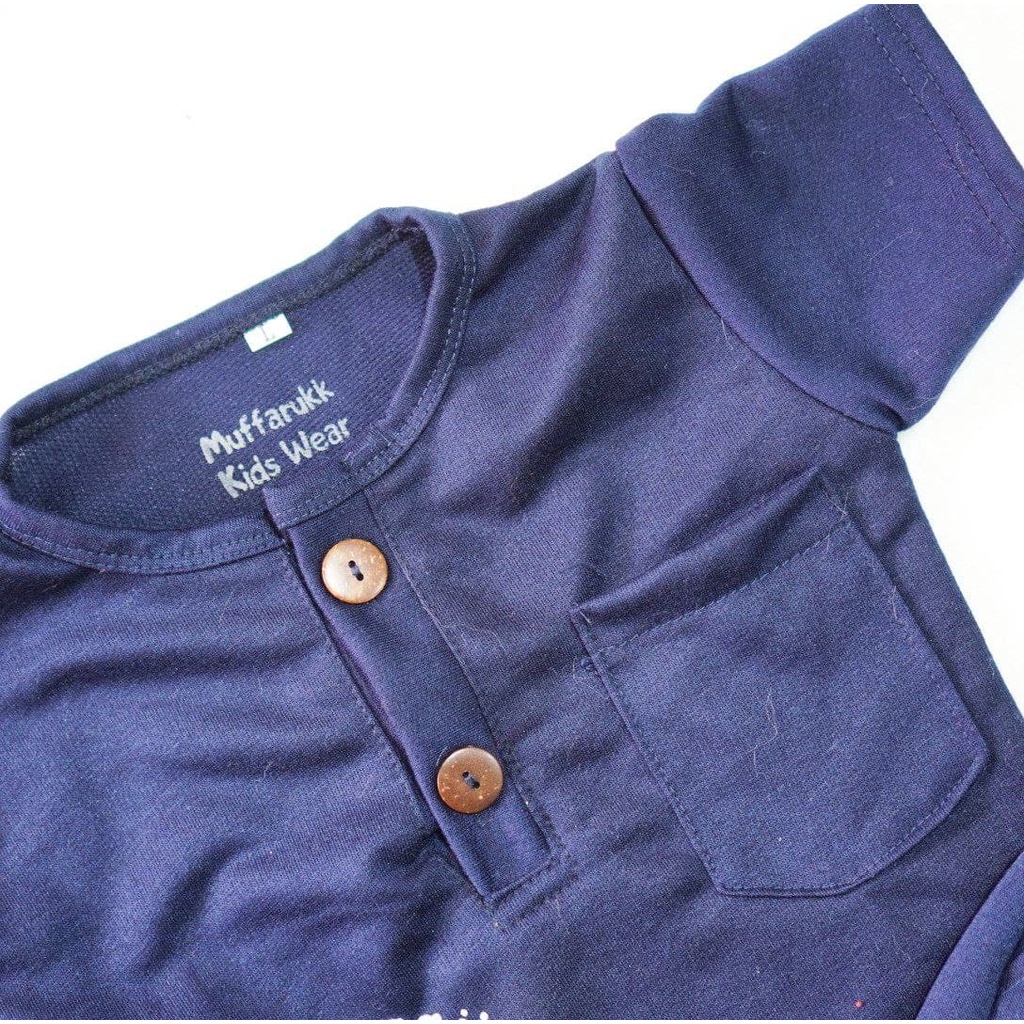 KIANO SET CELANA PANJANG AYO MENGAJI / BAJU ANAK SET UNISEX-5