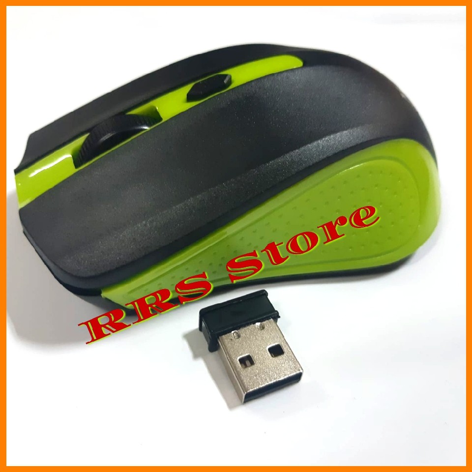 M-Tech sy 6005 Mouse wireless HIJAU DAUN