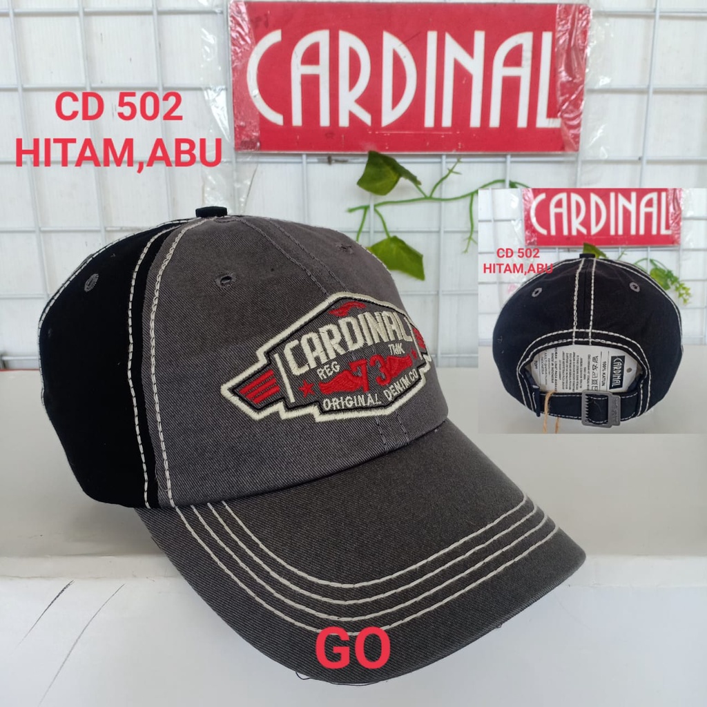 gof JB TOPI CARDINAL 100% ORIGINAL topi cardinal brand topi cardinal terbaru model 2 Warna