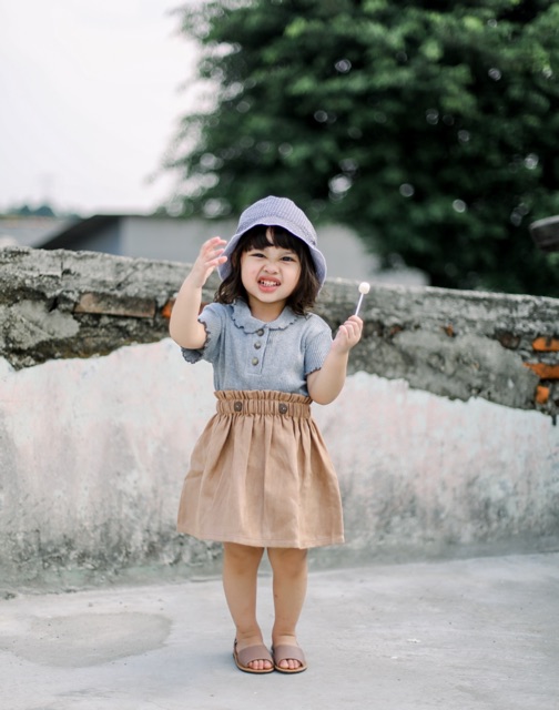 KIDDIEPODS - Rocco Top / Baju anak perempuan / Blouse Anak perempuan / Atasan anak perempuan 1-10 tahun