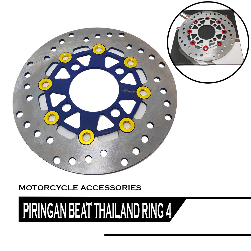 Disc Piringan Cakram Standar Rem Depan BEAT 200MM CNC Tulisan Thailand Vario Scoopy Genio Spacy motor