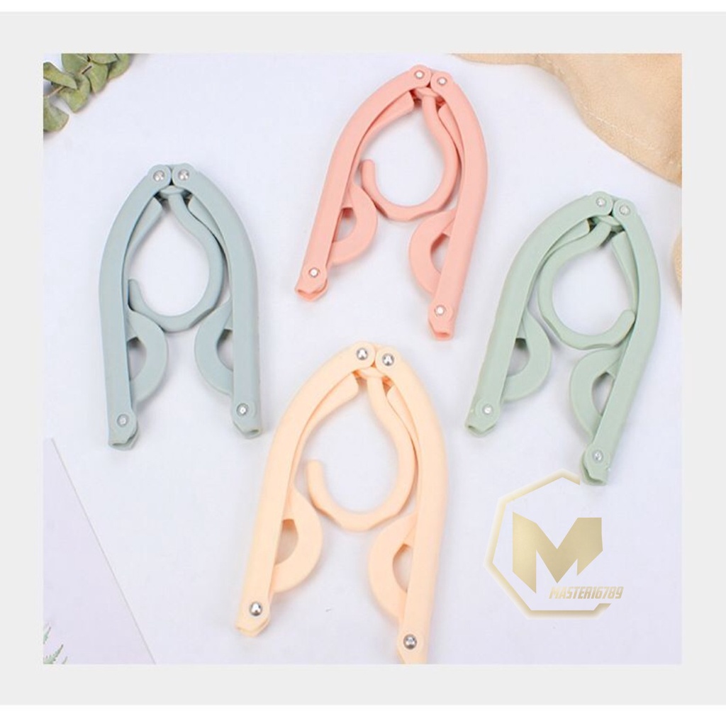 RT72 GANTUNGAN HANGER BAJU LIPAT PORTABLE travel plastik MA2741